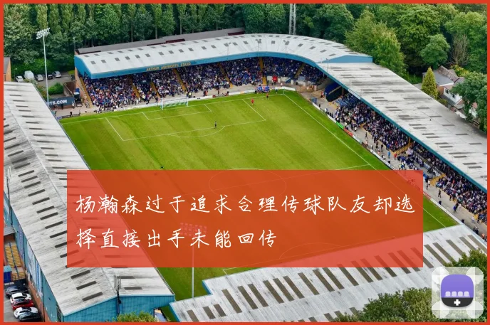 杨瀚森过于追求合理传球队友却选择直接出手未能回传