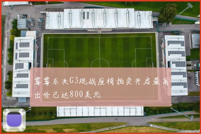 霉霉东决G3观战座椅拍卖开启最高出价已达800美元