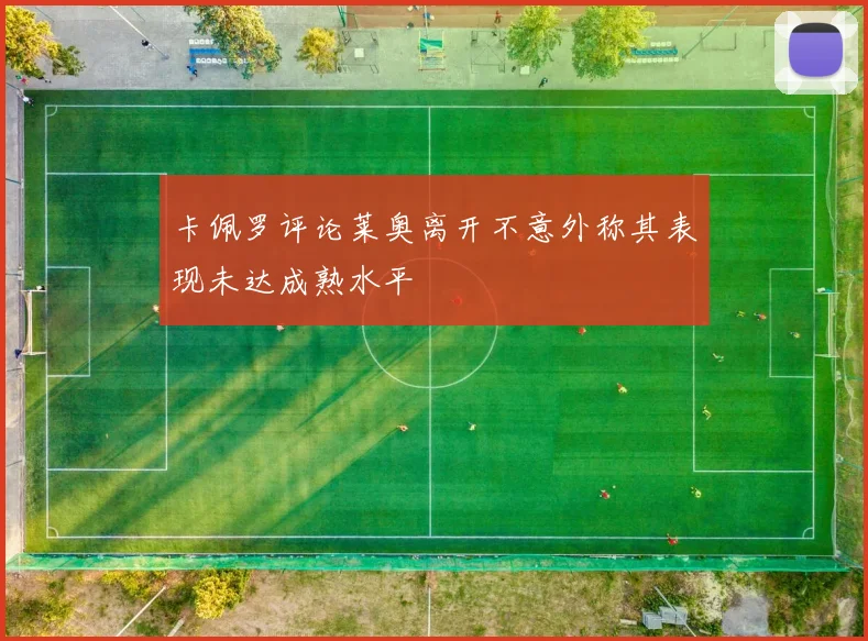 卡佩罗评论莱奥离开不意外称其表现未达成熟水平